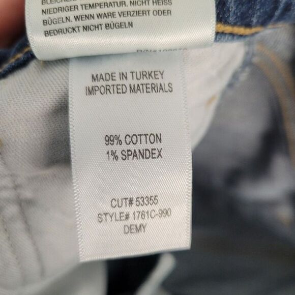 Citizens Of Humanity Size 27 Demy Distressed Tempo Cropped Flare Jeans Blue - Picture 10 of 12